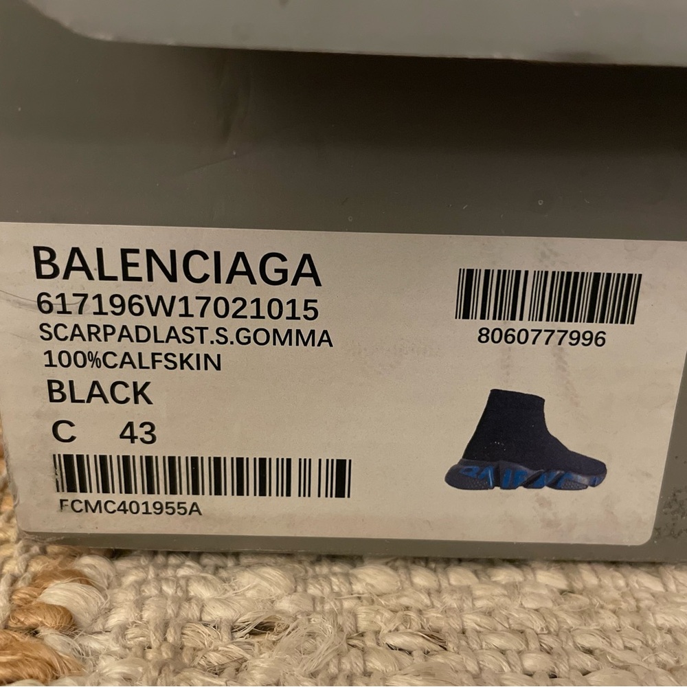 Balenciaga Kids Black Shoes